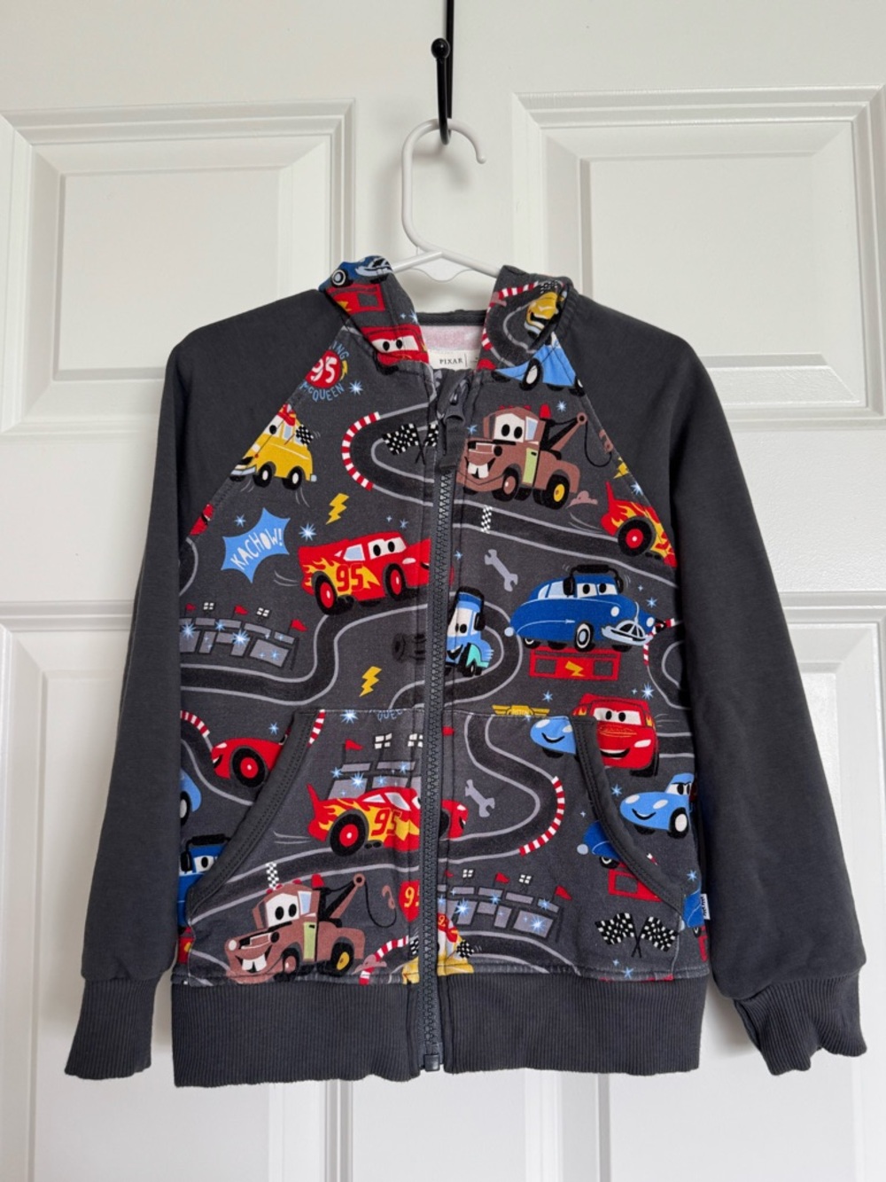 Little Sleepies Piston Cup Zip Hoodie, 4T